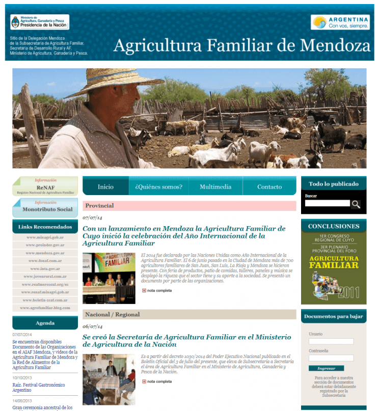 Agricultura Familiar Mendoza