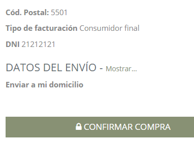 Carrito de compras