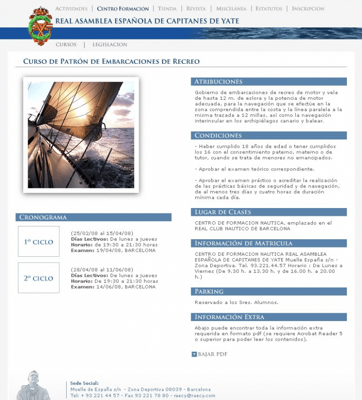 Royal Spanish Assembly of Yacht Captains